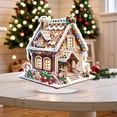 thumbnail image 4 of Double Cartoon Holiday Cottage 3D Acrylic Irregular Diamond Handicraft, 4 of 9