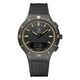 thumbnail image 1 of Reloj Glock Precision para hombre, caja de acero negro y correa marrón, 1 of 1