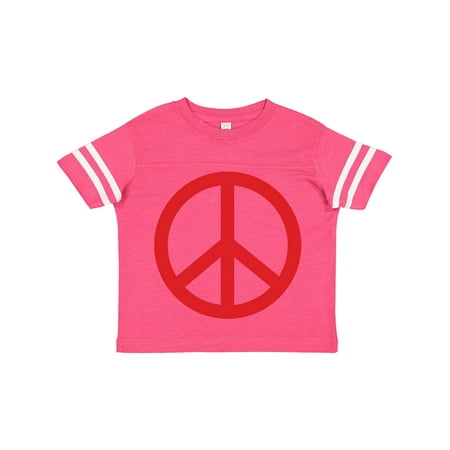 

Inktastic Fun Red Peace Sign Gift Toddler Boy or Toddler Girl T-Shirt