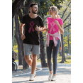 thumbnail image 3 of Pink Ribbon Breast Cancer Awareness Support Family Friends Run Walk Marathon Women's T-shirt, XL, Black, 3 of 5