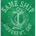 thumbnail image 2 of Funny Nautical Sea Captain Anchor Pun Plus Size Crewneck Graphic Tee Shirt Brisco Brands 5X, 2 of 5