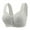 Silver, variant on biudgviw Front Closure Bras for Women Soft Stretch Wirefree Full Coverage Bras Breathable High Supports Everyday Underwear