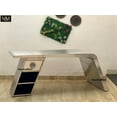 thumbnail image 2 of NauticalMart Aviator Wing Desk Aluminium Table Aviator Home Office Furniture (Left, 70 Inches), 2 of 6