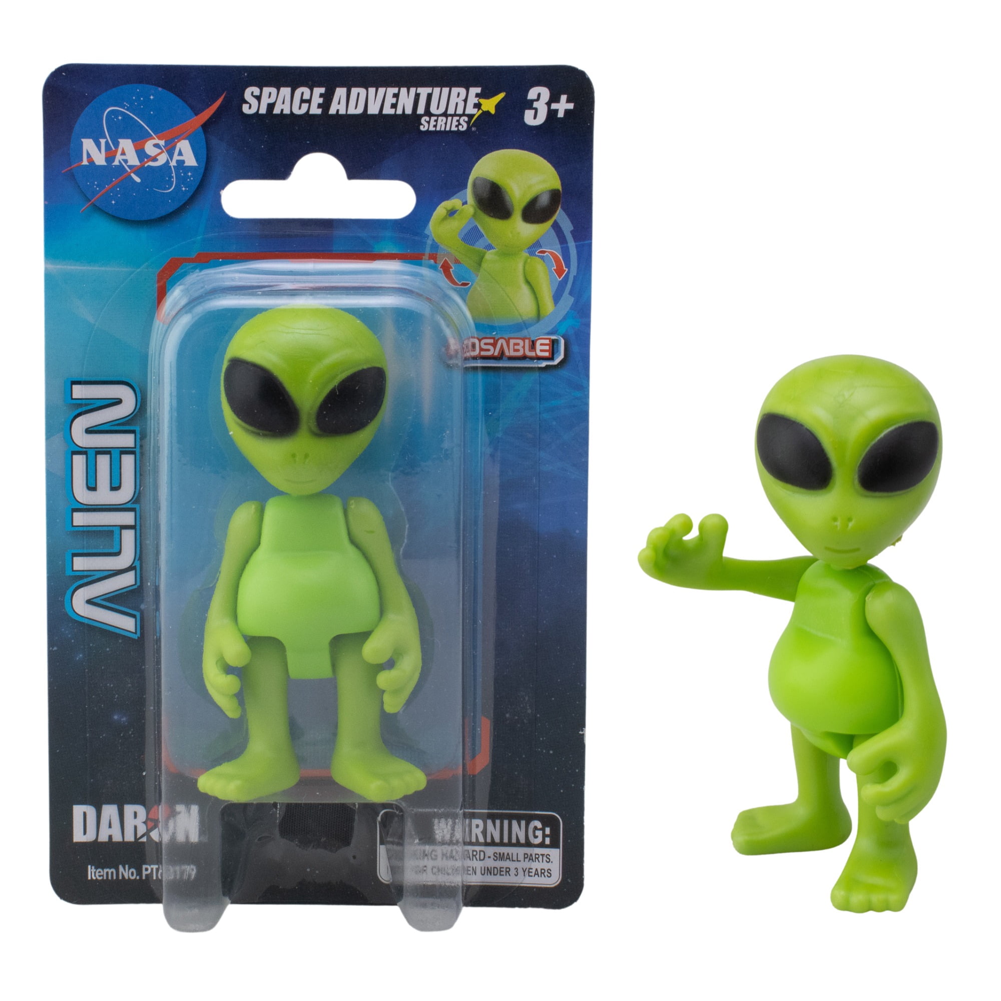 Space Adventure: Alien Figurine - 4 Articulated Points, 3