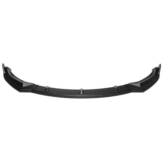 Ikon Motorsports Compatible with 17-23 Tesla Model 3 IKON Style Front Bumper Lip 3PC PP - Matte Black