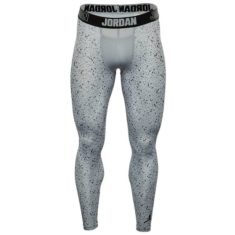 Jordan Men's Dri-Fit Nike 23 Alpha Dry Cement Tights-Wolf Grey/Black