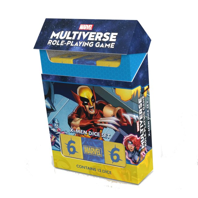 Set de dados acrílicos CMON Marvel Multiverse RPG X-Men 12