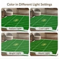 thumbnail image 7 of ODIKA 9'x12' Washable Area Rug Field Football Door Markers Stadium Border Markings Athletic for Great Room, Indoor Concept, Large Living Low Pile, Flatwoven, 7 of 7