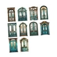 thumbnail image 5 of FVDPWYE 10 Pieces Scrapbook Decorative Paper Cardstock Stickers Vintage Door Sticker Set style E, 5 of 8
