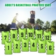 thumbnail image 2 of 24 Pcs Chasubles de Soccer à Séchage Rapide Maillots de Soccer Jeunes Sports Match, 2 of 7