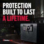 SentrySafe 1170 Fire-Resistant Document Safe with Key Lock, 0.61 CuFt., Black