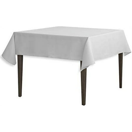 

54-Inch Polyester Tablecloth Silver
