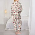 thumbnail image 6 of Goofa Cartoon Koala Bear Printed Women’s 2 Piece Pajama Set Super,Pajamas Women's Long Sleeve Sleepwear Soft Button Down Loungewear Pjs Lounge Set Nightwear-Medium, 6 of 9