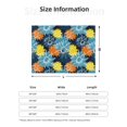 thumbnail image 2 of Throw Blanket for Couch, Sunflowers Colorful Super Soft Fuzzy Comfy Warm Throw Blanket, Cuteness Lightweight Cozy Plush Flannel Blanket & Throws for Sofa and Bed All Season, 2 of 5