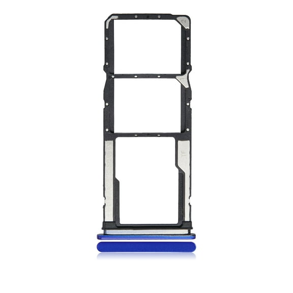 Replacement Dual Sim Card Tray Compatible For Xiaomi Redmi 9 / Poco M2 (Blue)