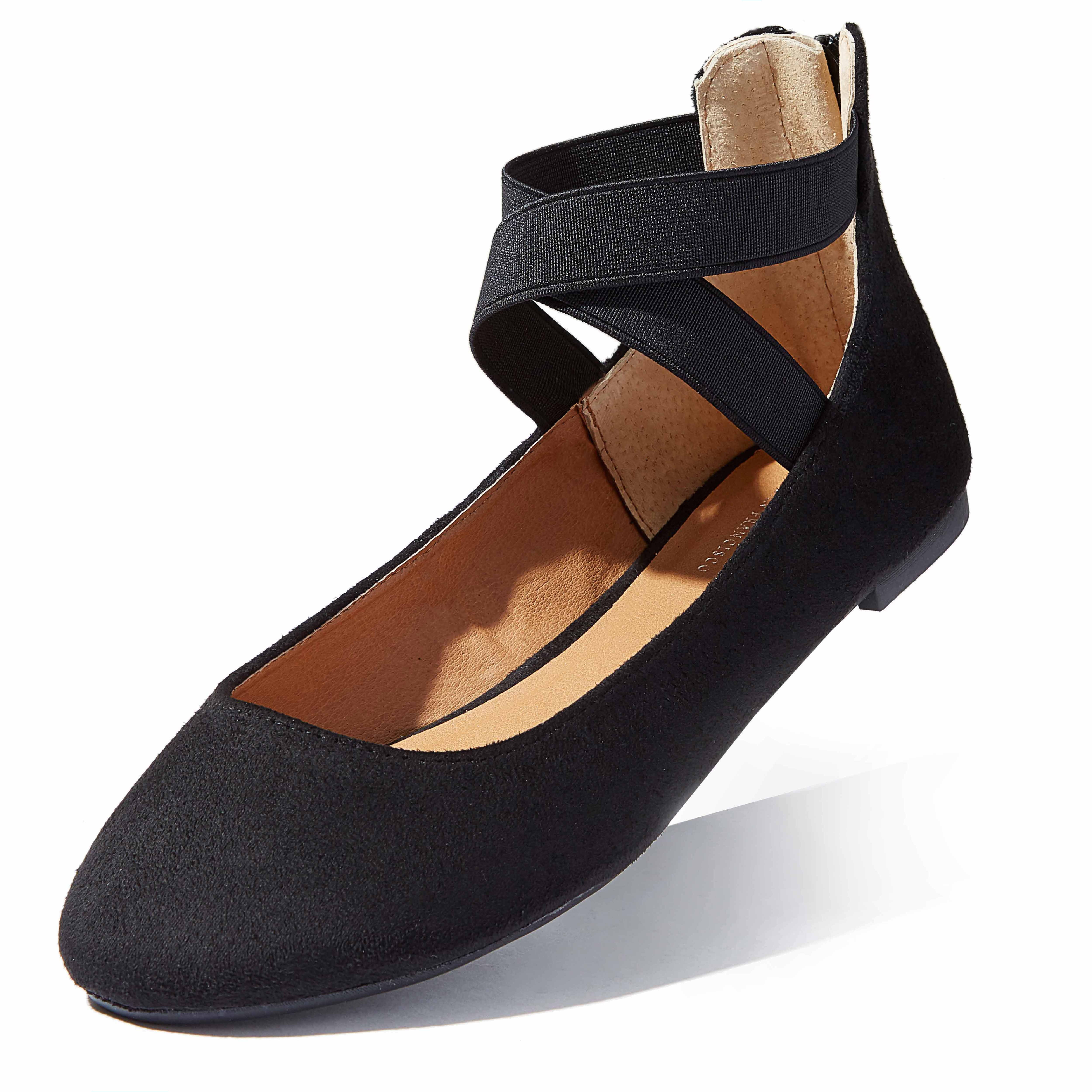 Buy > black ballet flat shoes > in stock