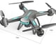 thumbnail image 3 of Pisexur Electrónica para Hombres Drone con Cámara 4K Dual HD FPV Localización de Flujo Óptico Juguetes de Control Remoto Regalos para Niños Niñas con Retención de Altitud Modo Sin Cabeza Velocidad de, 3 of 9