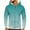 Mint Green, variant on Mens Fashion Zipper Up Hoodies Gradient Color Hooded Collar Pullover Long Sleeve Hoodie Sweatshirt With Kanga Pocket Mint Green