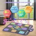 thumbnail image 6 of PAFOLO Dance Mat - 8 Buttons Kids Light Up Dance Pad 27 Challenge Levels Bluetooth & Built-in 8 Songs Dance Floor Mat - Christmas Gifts Toy for 3-12 Years Old Girls Boys, 6 of 8