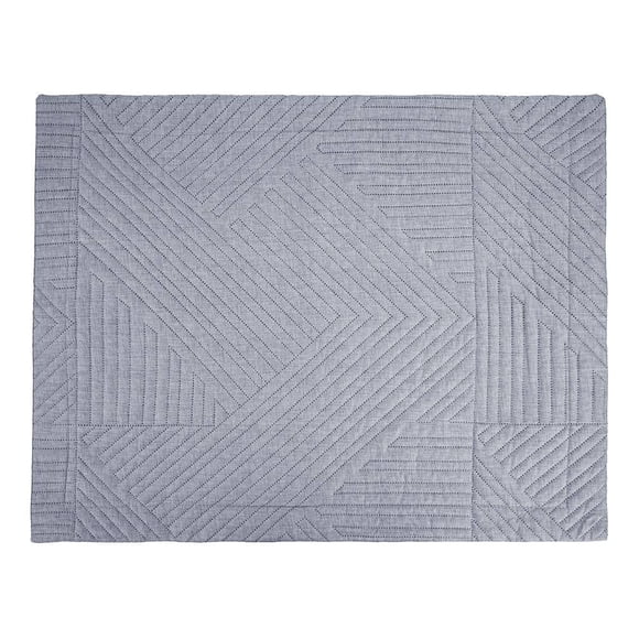 Set De Edrecolcha Home Trends Cationic Gris 3 Piezas King Size