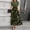 Army Green, variant on Maxi Dresses for Women Flowy Puff Sleeve Floral Church Dresses Vestidos Elegantes Summer Dresses Casual Trendy Formal Dresses with Belt