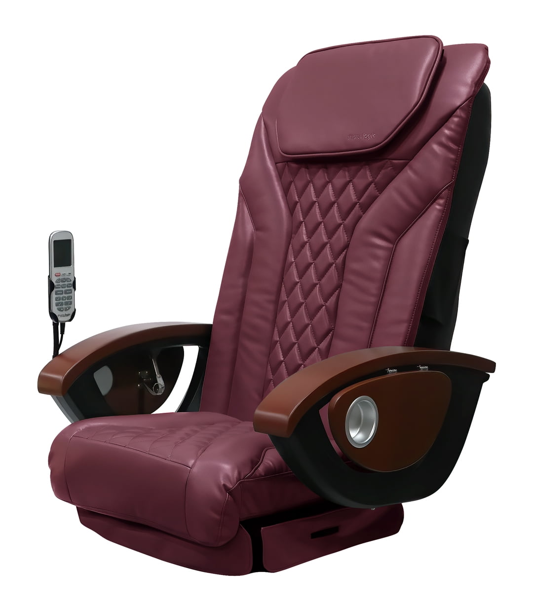 Shiatsulogic Pedicure Chair Cushion Cover Set (Burgundy), Vibration Massage Chair Cover 16 EXR