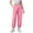 Pink, variant on Fmbrln Girls Sweatpants Baggy Drawstring Elastic Waist Joggers Pants Fashion Comfy Athletic Pants with Pockets, Sizes 4-15Y