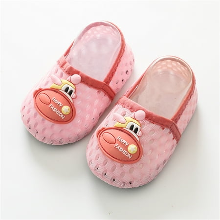 

Hunpta Toddler Shoes Infant Boys Girls Cartoon Socks Toddler Breathable Mesh The Floor Socks Barefoot Socks Non Slip Shoes