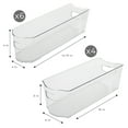 thumbnail image 5 of Smart Design Set of 18 Clear Refrigerator & Freezer Organization Bins, 5 of 9