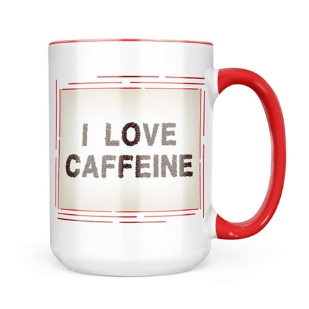 

Neonblond I Love Caffeine Columbian Coffee Mug gift for Coffee Tea lovers