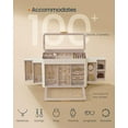 thumbnail image 3 of Joyero SONGMICS HOME, vertical, grande, con ventanas de cristal, 3 of 9