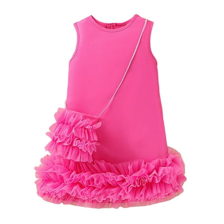 

Kids Girls Summer Mesh Skirt Sleeveless Vest Top Drcess 2PC Suit Children s Clothes Teen Girls Dresses Casual Girls Dresses Clothes Dresses Little Girl Christmas Sweater Junior Dresses Size 16