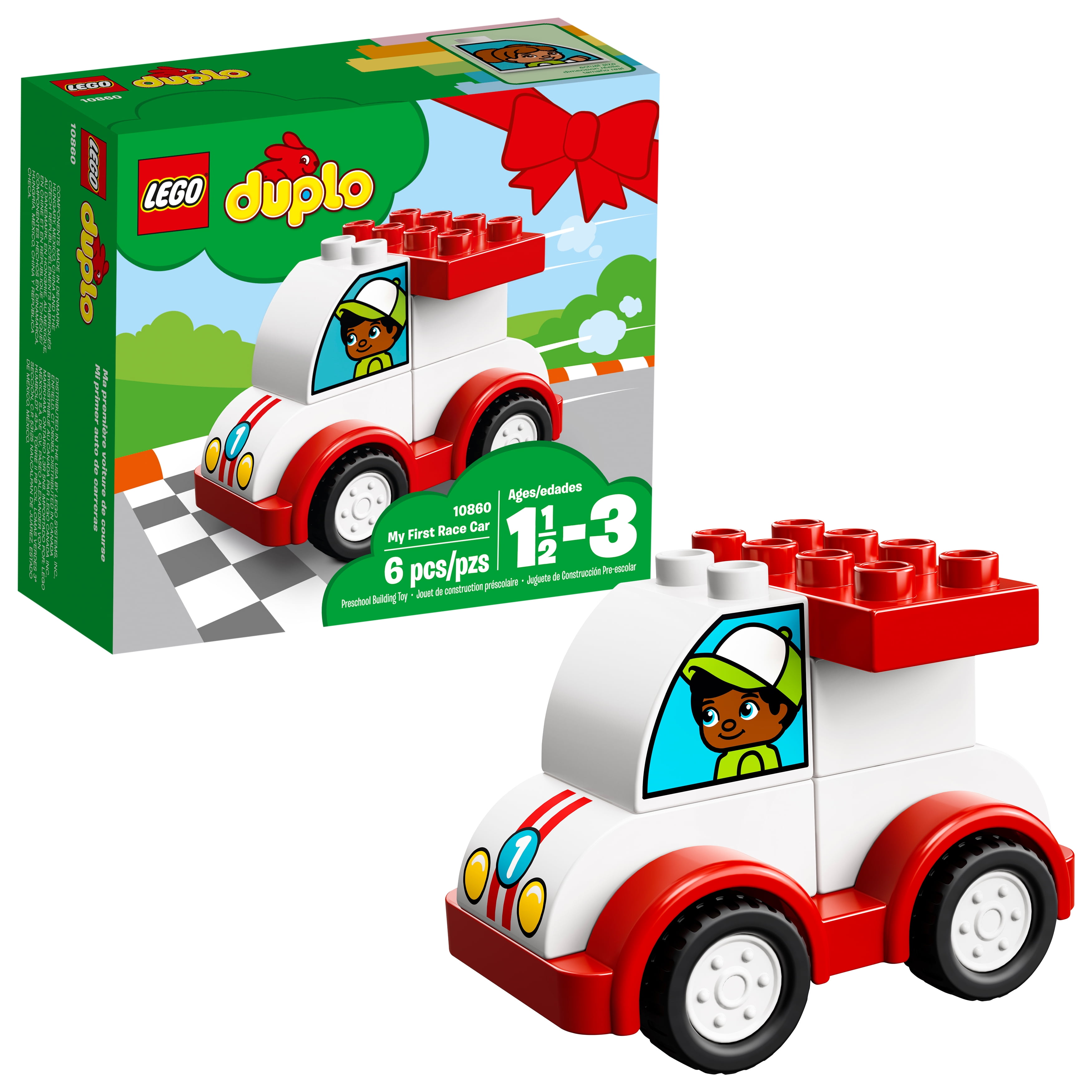 DUPLO My First Race 10860 Preschool Building Set (6 Pieces) - Walmart.com