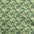 thumbnail image 1 of oneOone Viscose Chiffon Mint Green Fabric Tropical Fabric For Sewing Printed Craft Fabric By The Yard 42 Inch Wide, 1 of 5