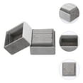 thumbnail image 2 of Unique Bargains Velvet Square Ring Box Storage for Proposal Light Gray, 2 of 6