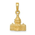 thumbnail image 4 of FJC Finejewelers 10 kt Yellow Gold 3-D Washington D.C. Capital Building Charm, 4 of 7