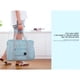 thumbnail image 4 of KIHOUT - Bolsa de viaje plegable, de lona, para llevar como equipaje de mano, ideal para el fin de semana, para mujeres y niñas., 4 of 4