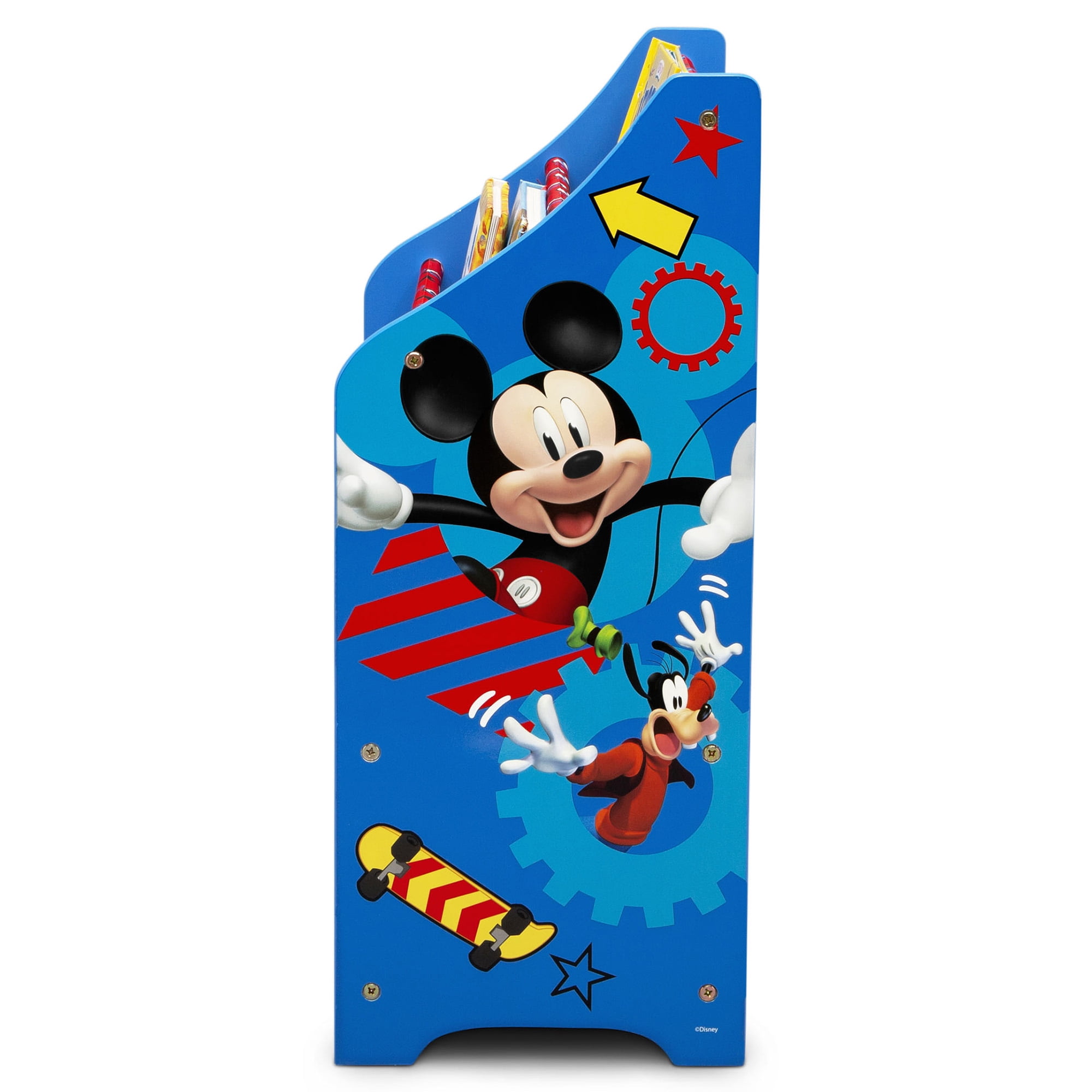 Disney Mickey Mouse Book and Toy Organizer for Kids/Toddlers by Delta Children,Greenguard Gold Certified