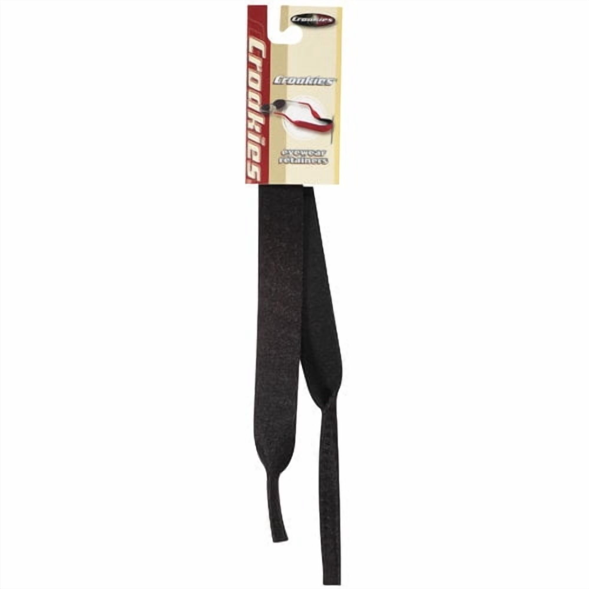 Croakies Original Eyeglass Retainer  Black