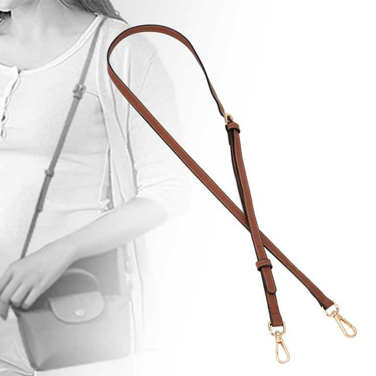Crossbody Strap Replacement Dark Brown Ebene Real Leather Handcrafted  Crossbody Strap for Pochette Clutch and Small Luxury Purses 