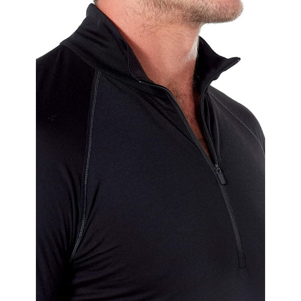 Icebreaker Merino Men's Zone Lightweight Base Layer Long Sleeve Crew Neck  Shirt, New Zealand Merino Wool