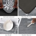 thumbnail image 2 of MeyJey Kitchen Rug Set of 2, Anti Fatigue Kitchen Mat 2 Pieces, Non Skid Waterproof Cushioned Floor Mat and Runner Rug, 17"x28"x0.5"+17"x59"x0.5", Gray, 2 of 6