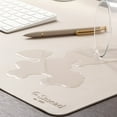 thumbnail image 4 of Smead 64836 23.6 x 13.7 Vegan Leather Desk Pads - SandStone, 4 of 10