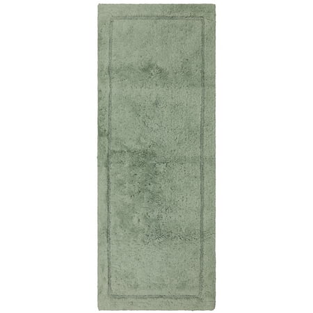 Mohawk Home Regency Plush Stain/Fade Resistant Non-Slip Machine Washable Bath Mat, Seaglass, 2' x 5'