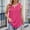 Red, variant on DuoJiaJ Women's Solid Color V Neck Stretch Sleeveless Loose Chiffon Vest Summer Tank Tops Women Black L