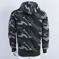 thumbnail image 4 of Men Fleece Sweatshirt Autumn Winter Camo Hooded Hoodies Blank Pullover Hoody Cotton Male tops clothes, 4 of 7