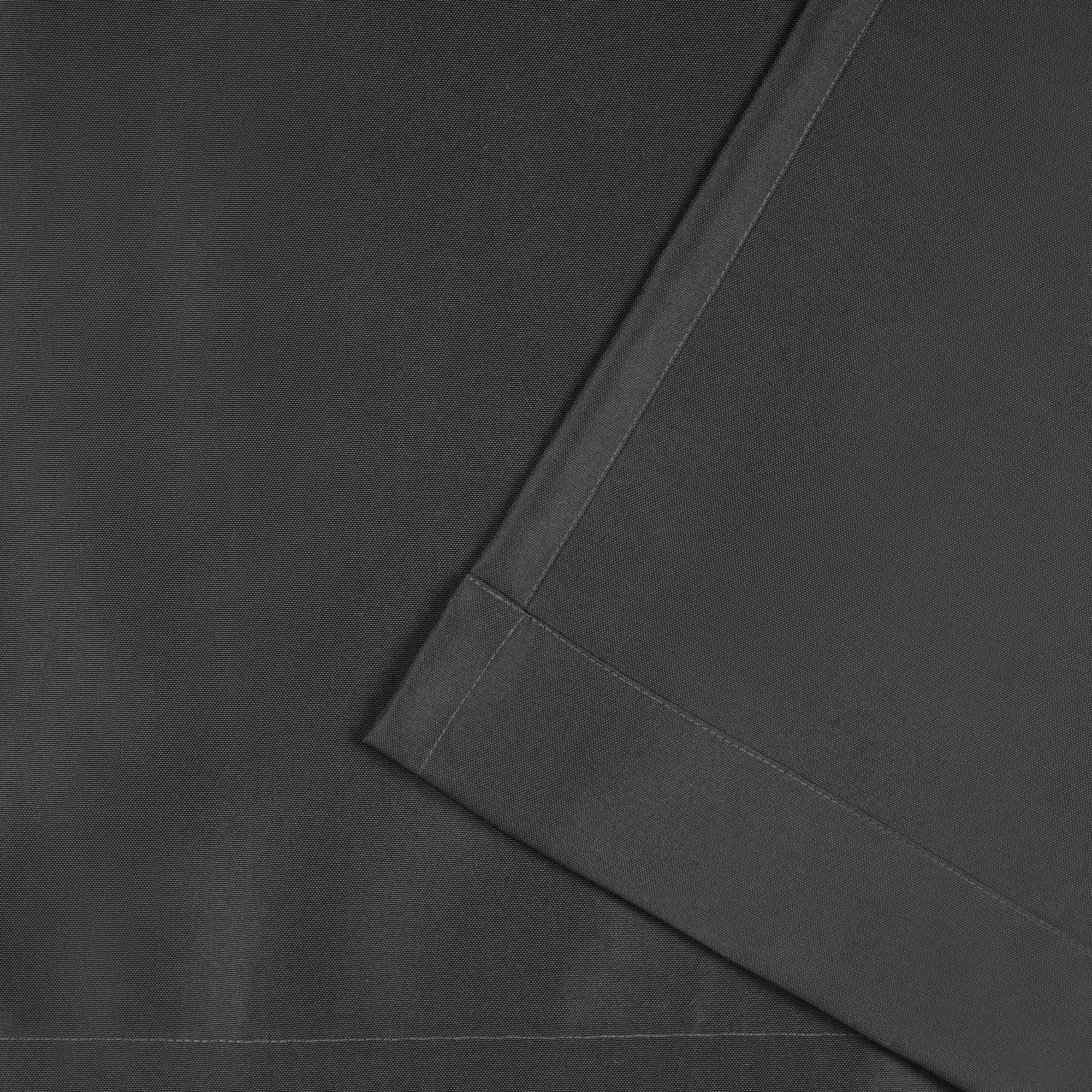 Exclusive Home Curtains Indoor/Outdoor Solid Cabana Tab Top Curtain Panel Pair, 54x96, Charcoal