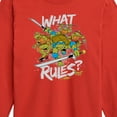 thumbnail image 3 of Teenage Mutant Ninja Turtles - What Rules - Toddler & Youth Long Sleeve Graphic Tee, 3 of 5