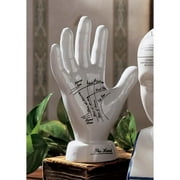 Palmistry Hand Porcelain Sculpture by Xoticbrands - Veronese Size (Small)
