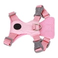 thumbnail image 2 of Chaleco de seguridad para perros, suave y transpirable, arnés multiusos para cachorros, perros pequeños, medianos y gatos, rosa M, 2 of 14